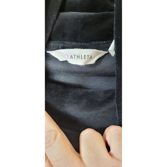 Athleta Black Cowl Neck Pullover Size Small - Picture 6 of 6